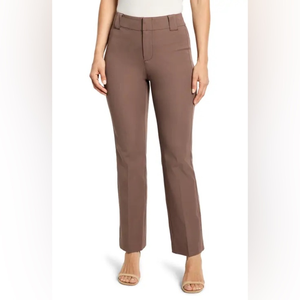 NIC+ZOE 28" PLAZA DEMI BOOT COTTON BI-STRETCH PANT Size 6‎